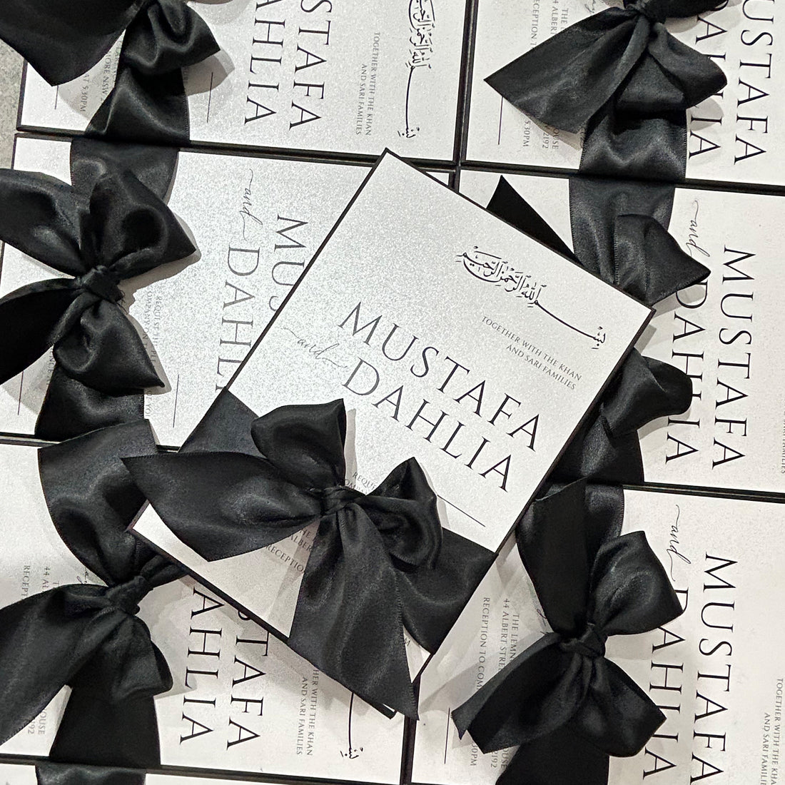 Hardcover Backing Invitation