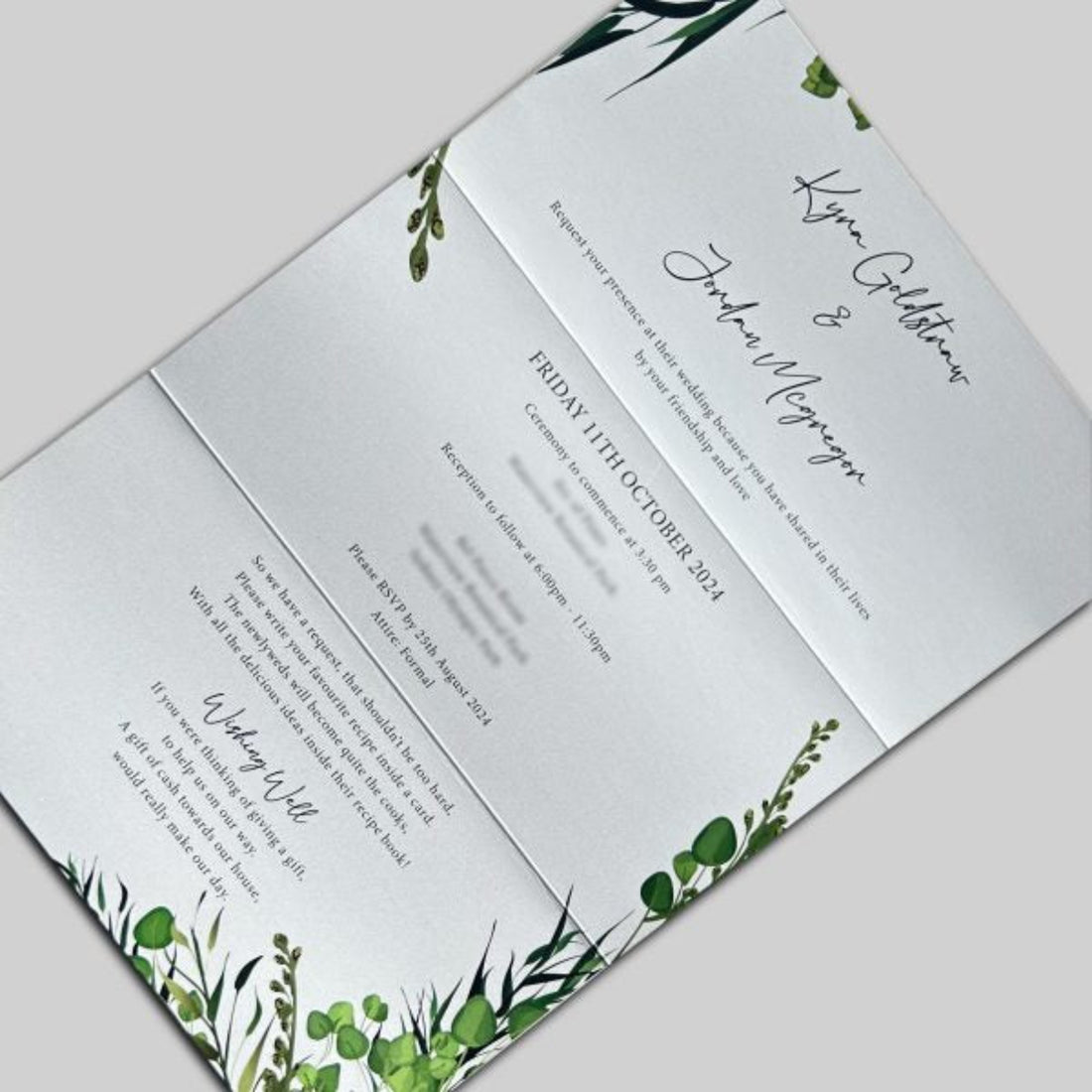 DL Fold Invitation