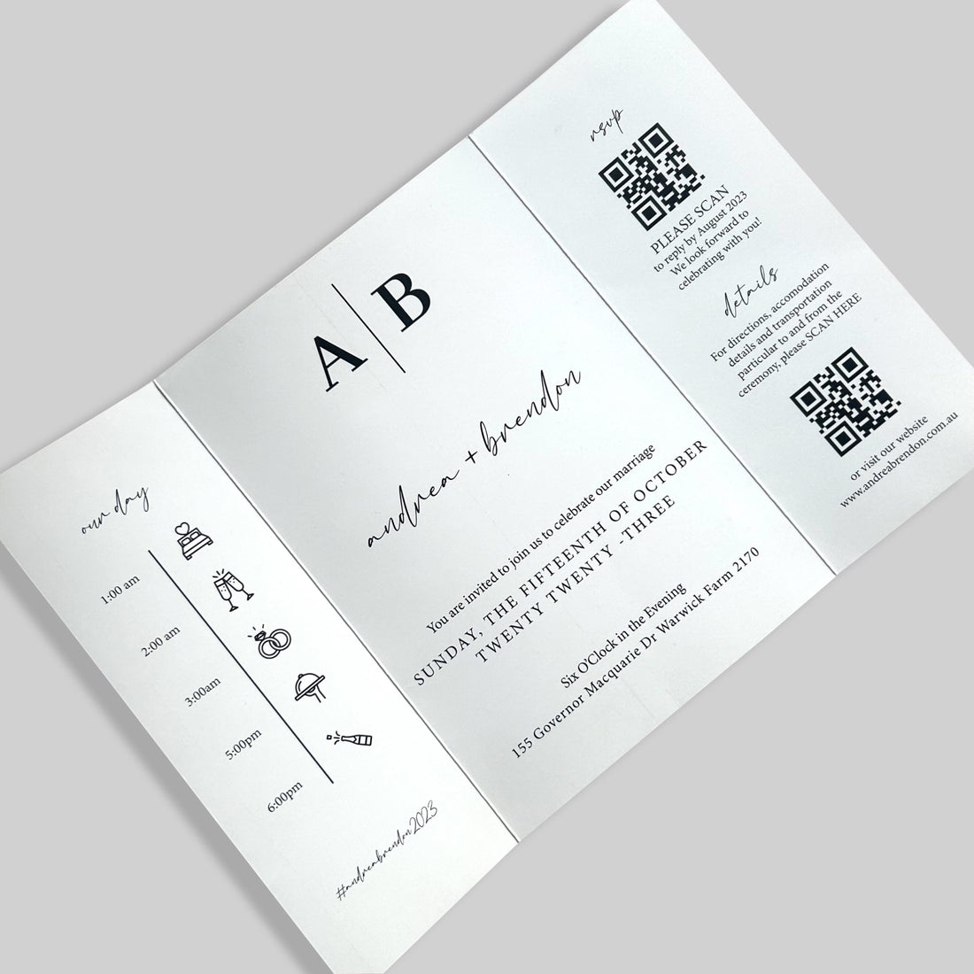 Gatefold Invitation